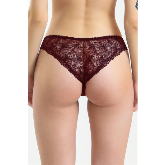 Fabric Front Lace Back Normal Panties