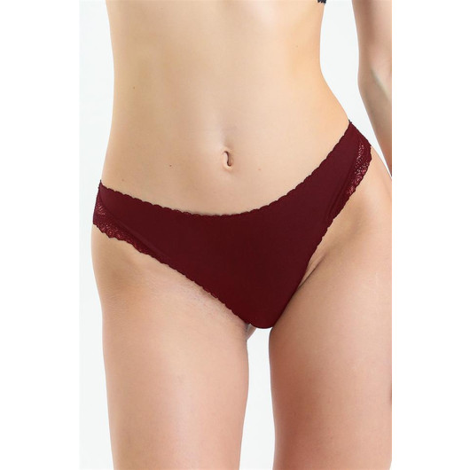 Fabric Front Lace Back Normal Panties