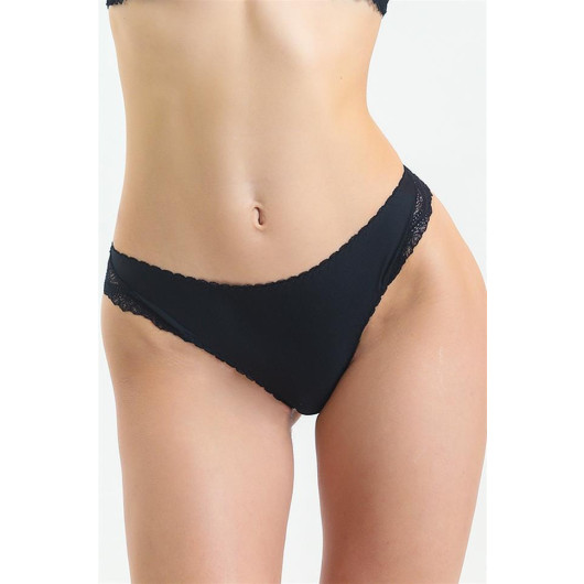 Fabric Front Lace Back Normal Panties