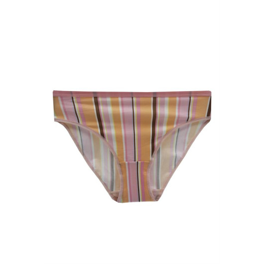 Patterned Cotton Basic Women Bikini Panties