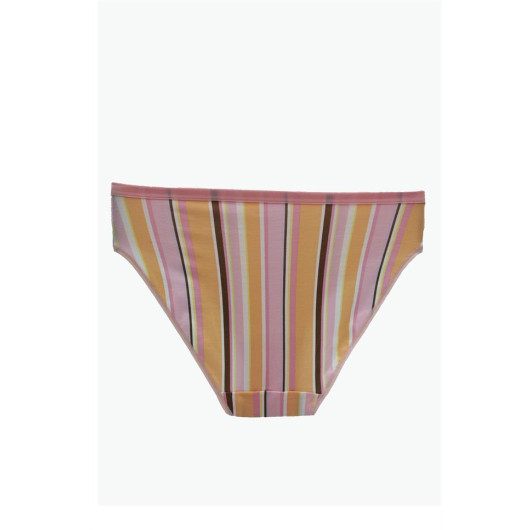 Patterned Cotton Basic Women Bikini Panties