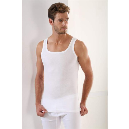 Men's White Undershirt Boxer Suit Set
