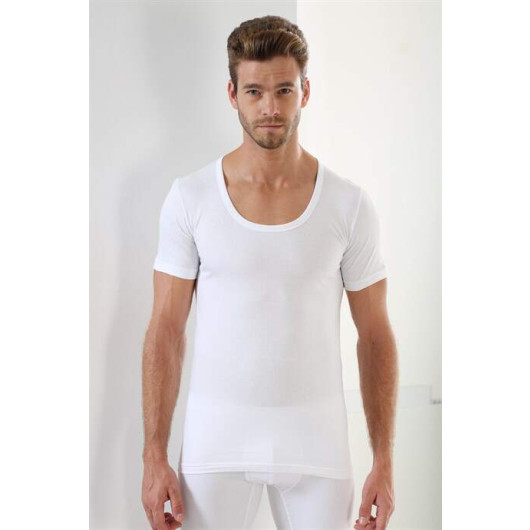 Men's White Premium Crew Neck T-Shirt