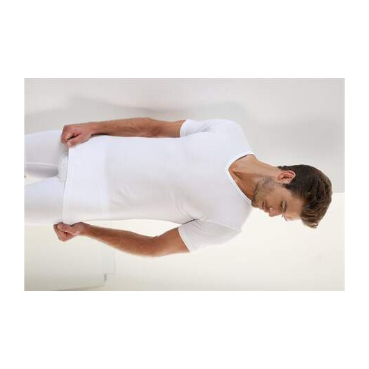 Men's White Premium V-Neck T-Shirt