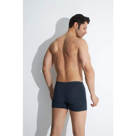 Men's Smoked Modal Boxer Thin Waist Elastic 5 Pack