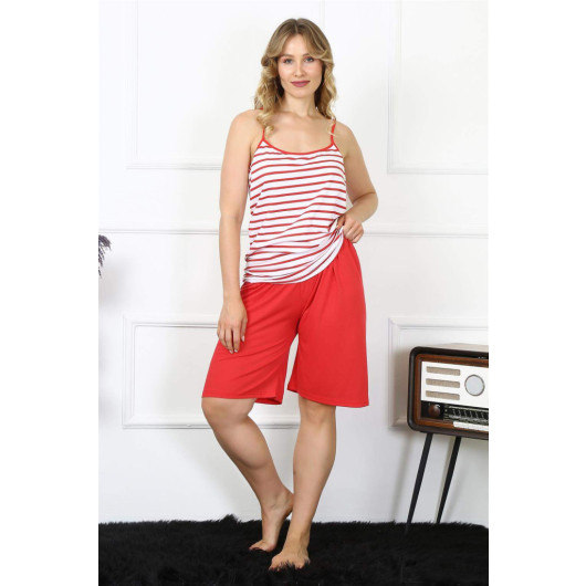 Women's Pajama Set, Large Size, Red