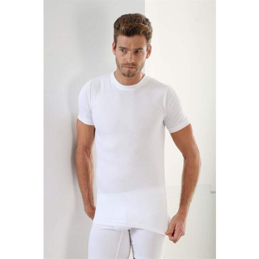 Premium Men's White Cotton O-Neck T-Shirt