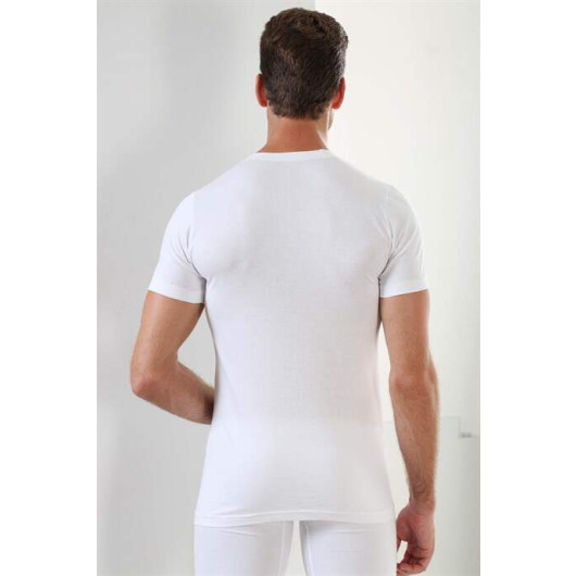 Premium Men's White Cotton O-Neck T-Shirt