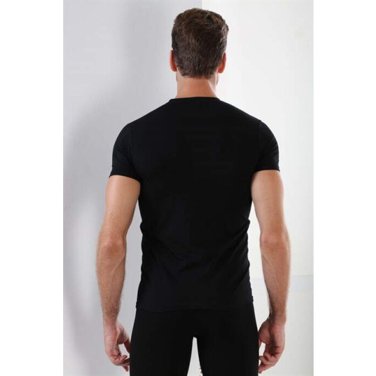 Premium Men's Black 100% Cotton O-Neck T-Shirt