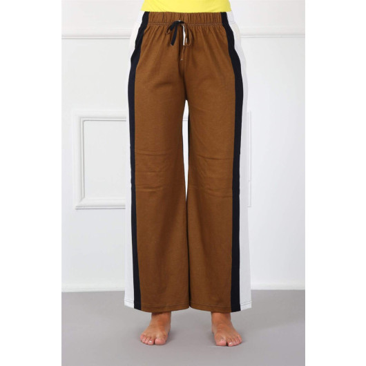 Light Brown Women's Cotton Pajama Pants