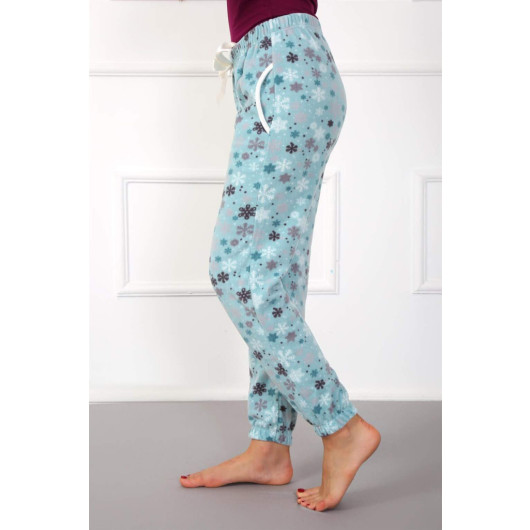 Women's Ice Blue Pajama Pants