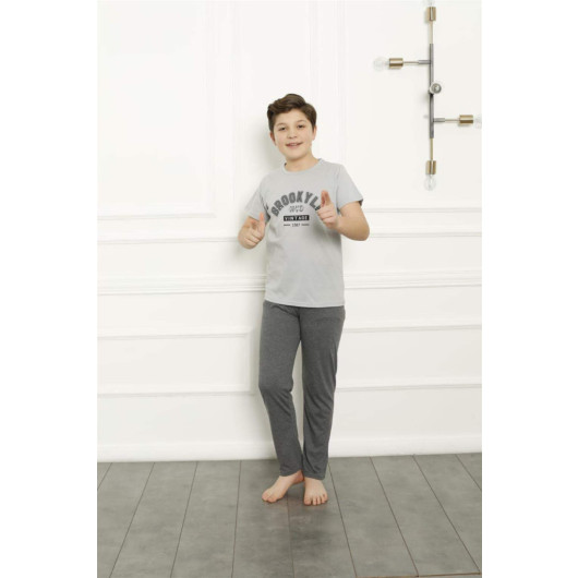 Boy's Cotton Short Sleeve Pajama Set 20382