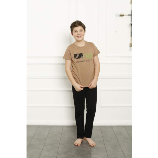 Boy's Cotton Short Sleeve Pajama Set 20383