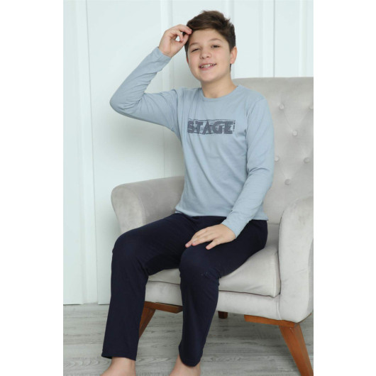 Boy's Combed Cotton Pajama Set 20415