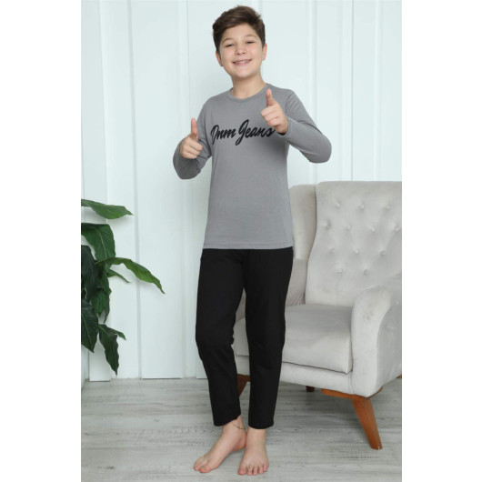 Boy's Combed Cotton Pajama Set 20416