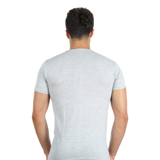 Men's V-Neck Combed Cotton Undershirt 65602