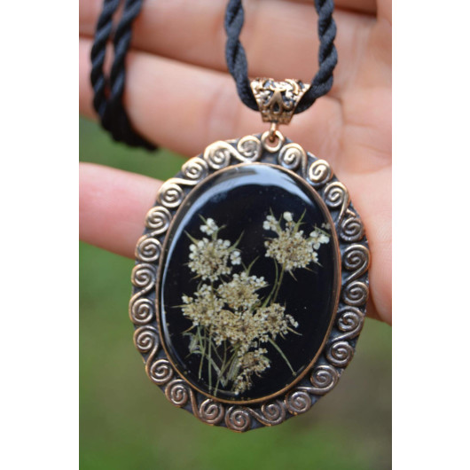 Real Flower Living Lady Handmade Necklace