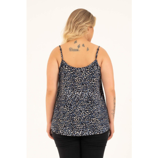 Patterned Blouse With Rope Straps