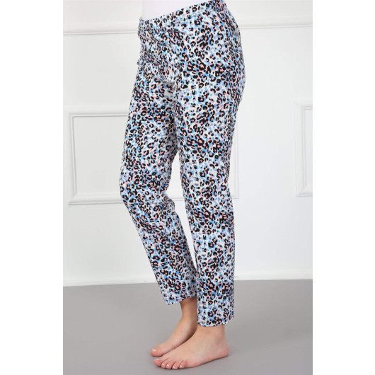 Light Beige Women's Cotton Pajama Pants