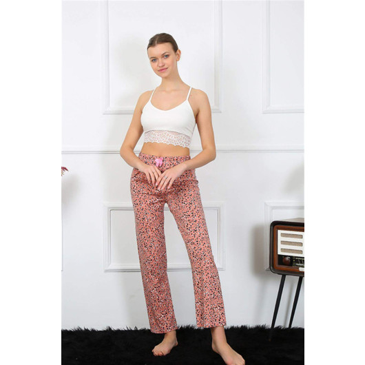 Light Orange Women's Cotton Pajama Pants
