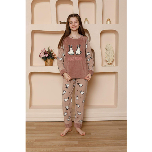 Girl's Welsoft Polar Mink Pajama Set