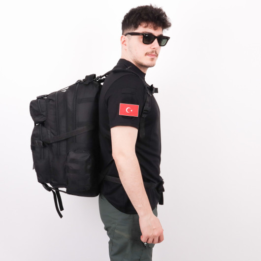 42 Lt Black Tactical Outdoor Backpack