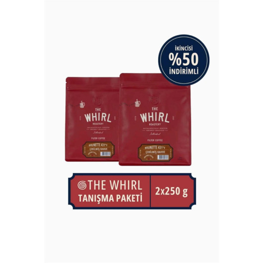 The Whirl Filter Brunette 431°F Ground Coffee Meet Package 250 Gr