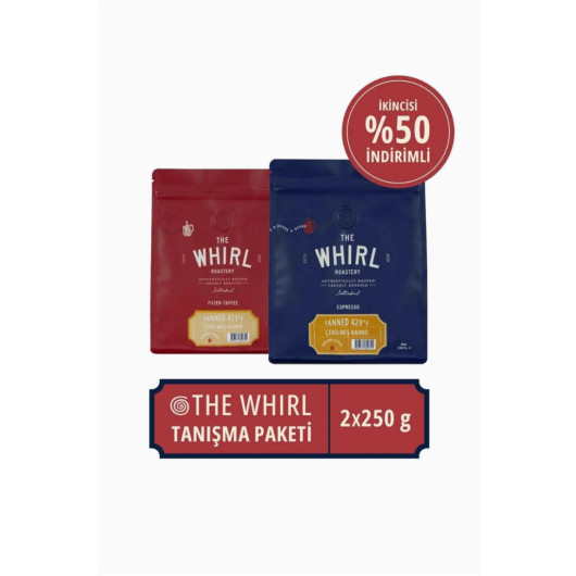 The Whirl Filter And Espresso Tanned Filter Coffee Meet Package 250 Gr