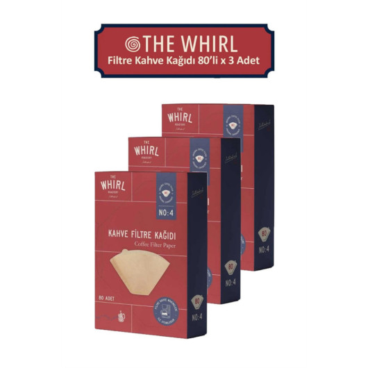 The Whirl Box Filter Paper 80Pcs