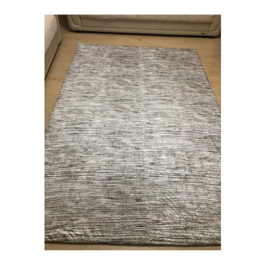 Striped Velvet Carpet Cover