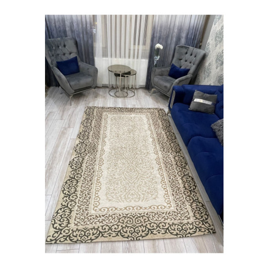 Velvet Carpet Cover Decorated With Ornaments