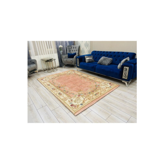 Velvet Carpet Cover With Decoration And Flowers