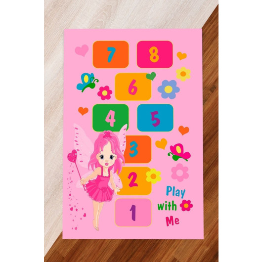 Non Slip Base Colorful Childrens Theme Pattern Decorative Carpet