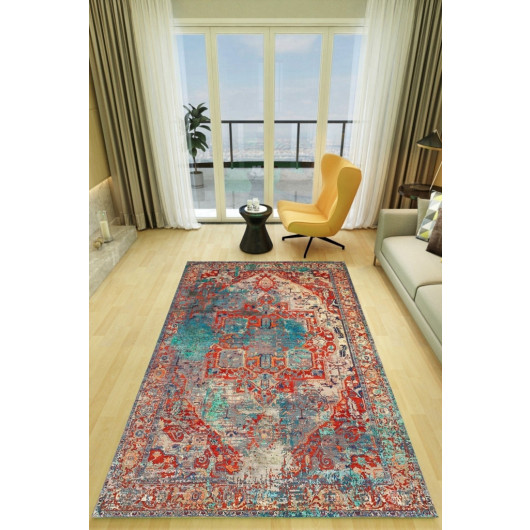 Classic Colorful Patterned Rug