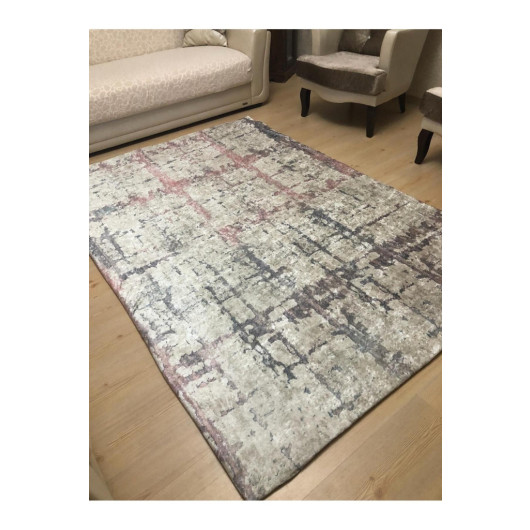 Gray Silk Carpet Cover