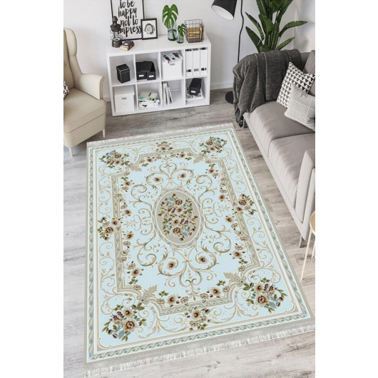 Non Slip Leather Based Washable Antibacterial Digital Printing Carpet Runner