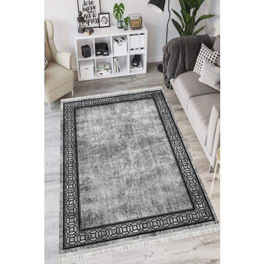 Non Slip Leather Based Washable Antibacterial Digital Printing Modern Carpet Runner