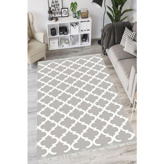 Non Slip Leather Based Washable Digital Printing Modern Carpet Runner