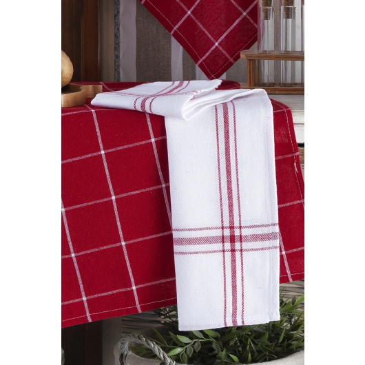 Set Of 4 Kitchen Towels German Napkin Cotton