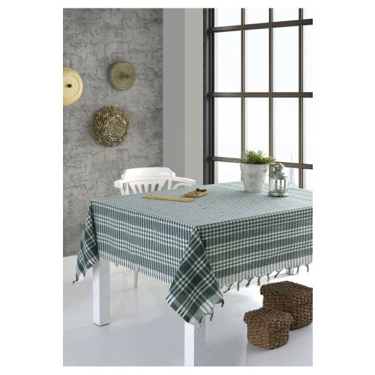 Table And Picnic Cloth 170X170 Green