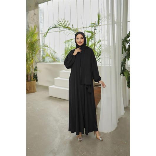 Prayer Dress With Shawl Black