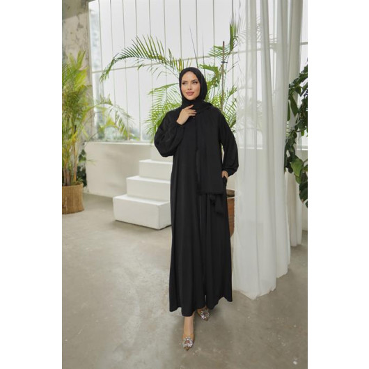 Prayer Dress With Shawl Black