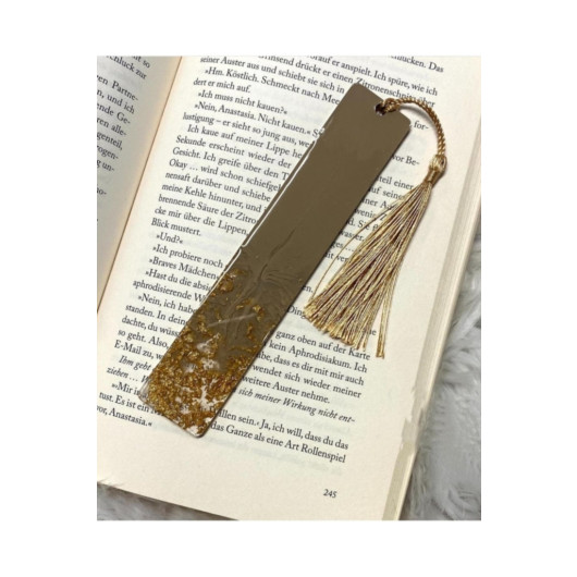 Epoxy Bookmark, Brown
