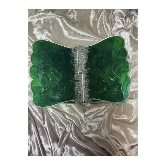 Resin Quran Stand With Unique Green Design