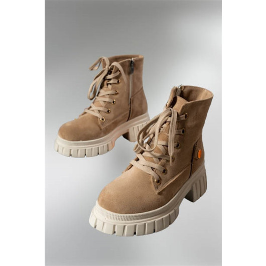 Womens Winter Shoes With Laceup And Zipper