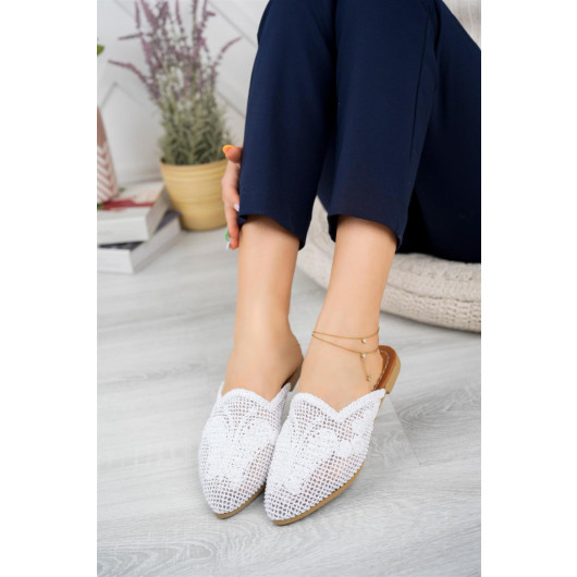 Aymood Braided Closed Front Slippers