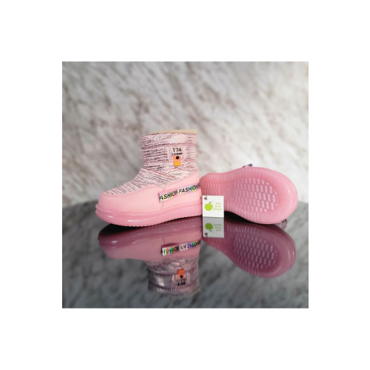 Furry Waterproof Orthopedic Girl Winter Pink Boots Pink 30