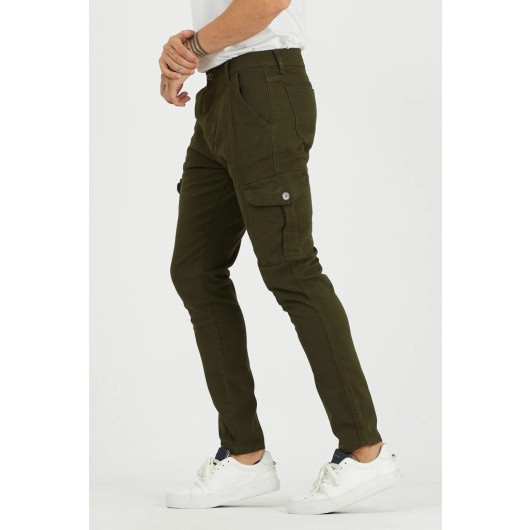 Mens Comfortable Two Piece Pants, Black And Olive, Size Xxl