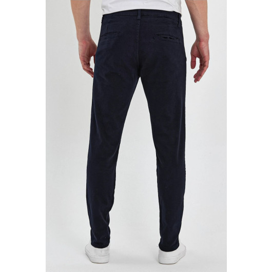 Mens Cotton Trousers Dark And Navy Two Piece 34