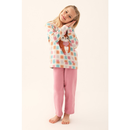 Mother Daughter Family Concept Long Sleeve Pajama Set